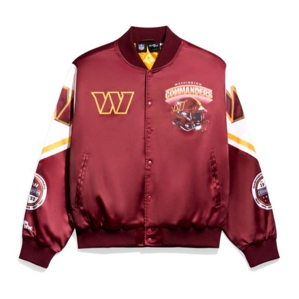 Chalk Line® (ADULT MEDIUM) Washington Commanders Helmet Fanimation Jacket - $140
